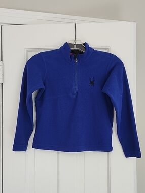 Spyder Royal Blue Fleece Quarter-Zip Pullover